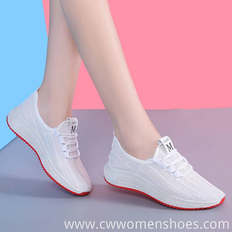 Women's Sports Shoes Breathable Running Shoes Trend Casual Outdoor Women's Shoes Thick-Soled Cloth